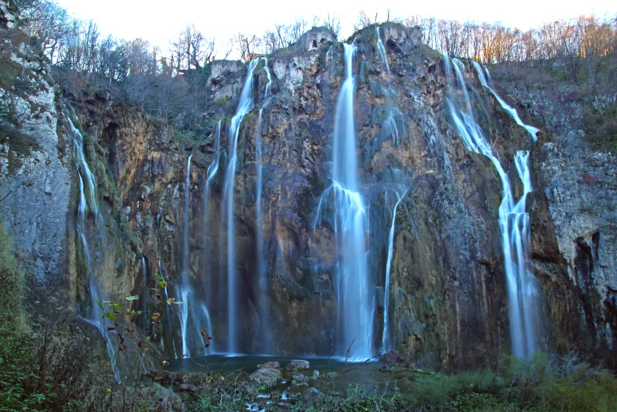 The Big Waterfall in autumn